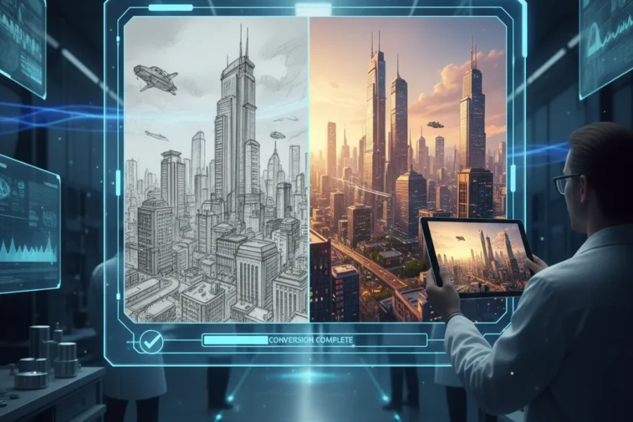 تبدیل عکس به اسکیس و برعکس با هوش مصنوعی