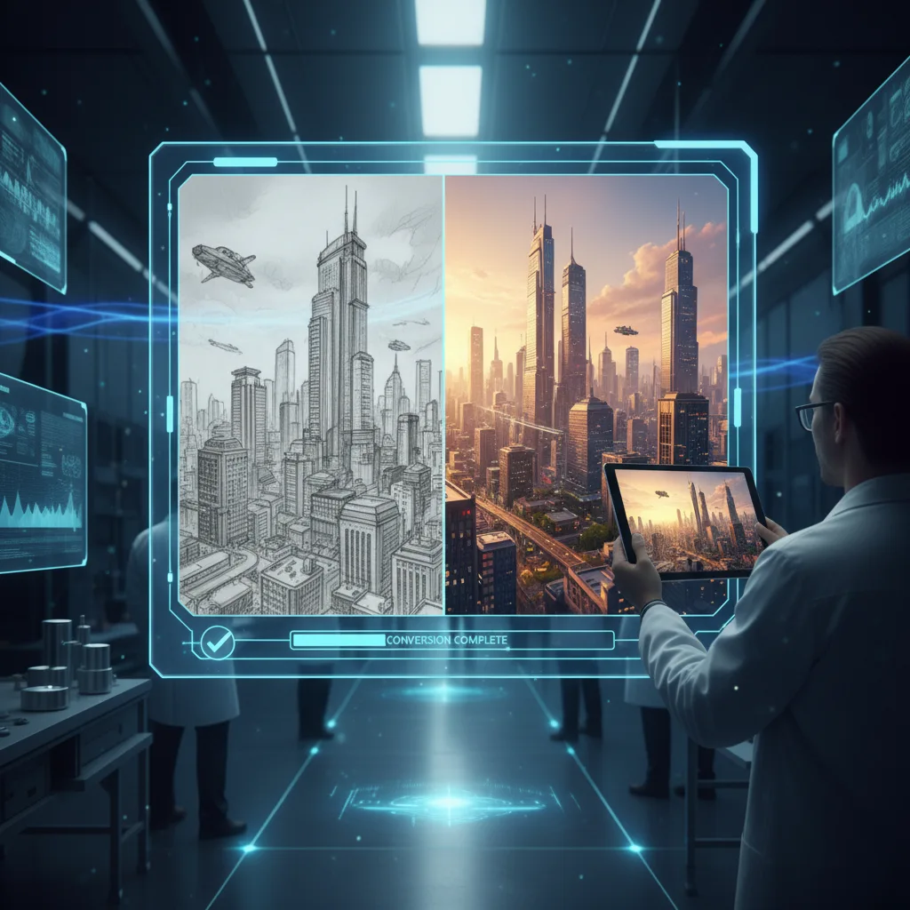 تبدیل عکس به اسکیس و برعکس با هوش مصنوعی